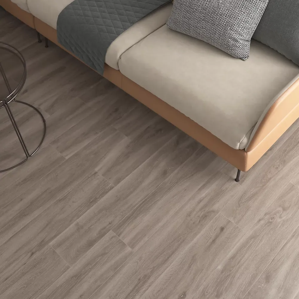 Ecoceramic Carrelage Mural Pour Douche|Carrelage Mural Pour Salle De Bains<Carrelage sol et mur intérieur effet bois taupe mat L.120 x l.20 cm x ép.9 mm, Urbanwood