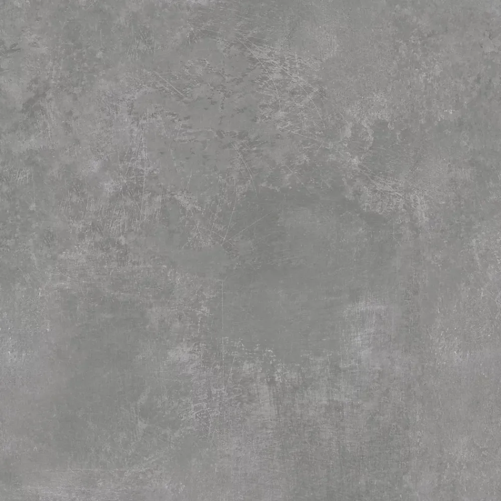 Ecoceramic Carrelage sol et mur intérieur gris moyen effet béton L.60 x l.60 cm x ép.9,5 mm, District- Carrelage Mural Effet Béton|Carrelage Mural Pour Cuisine