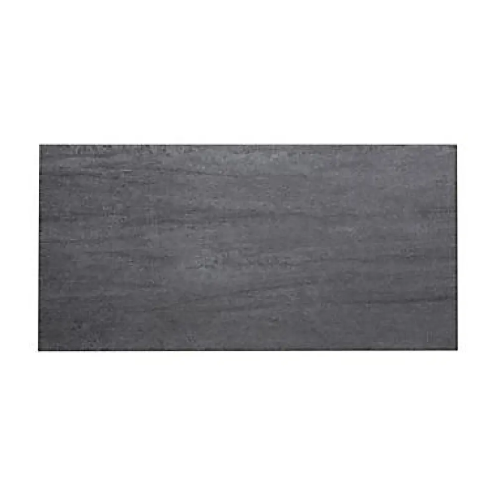 GoodHome Carrelage Mural Pour Wc|Carrelage Mural Pour Salle De Bains<Carrelage sol et mur intérieur anthracite effet pierre L.60 x l.30 cm x ép.9,5 mm, Oikos