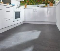 GoodHome Carrelage Mural Pour Wc|Carrelage Mural Pour Salle De Bains<Carrelage sol et mur intérieur anthracite effet pierre L.60 x l.30 cm x ép.9,5 mm, Oikos