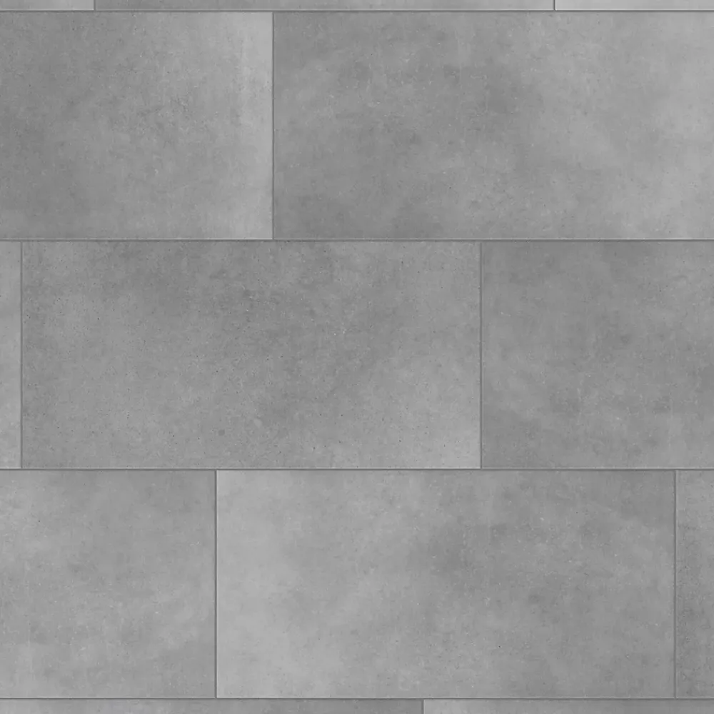 GoodHome Carrelage sol et mur intérieur gris mat effet béton L.61,7 x l.30,7 cm x ép.7,4 mm, Konkrete- Carrelage Mural Pour Douche|Carrelage Mural Pour Wc