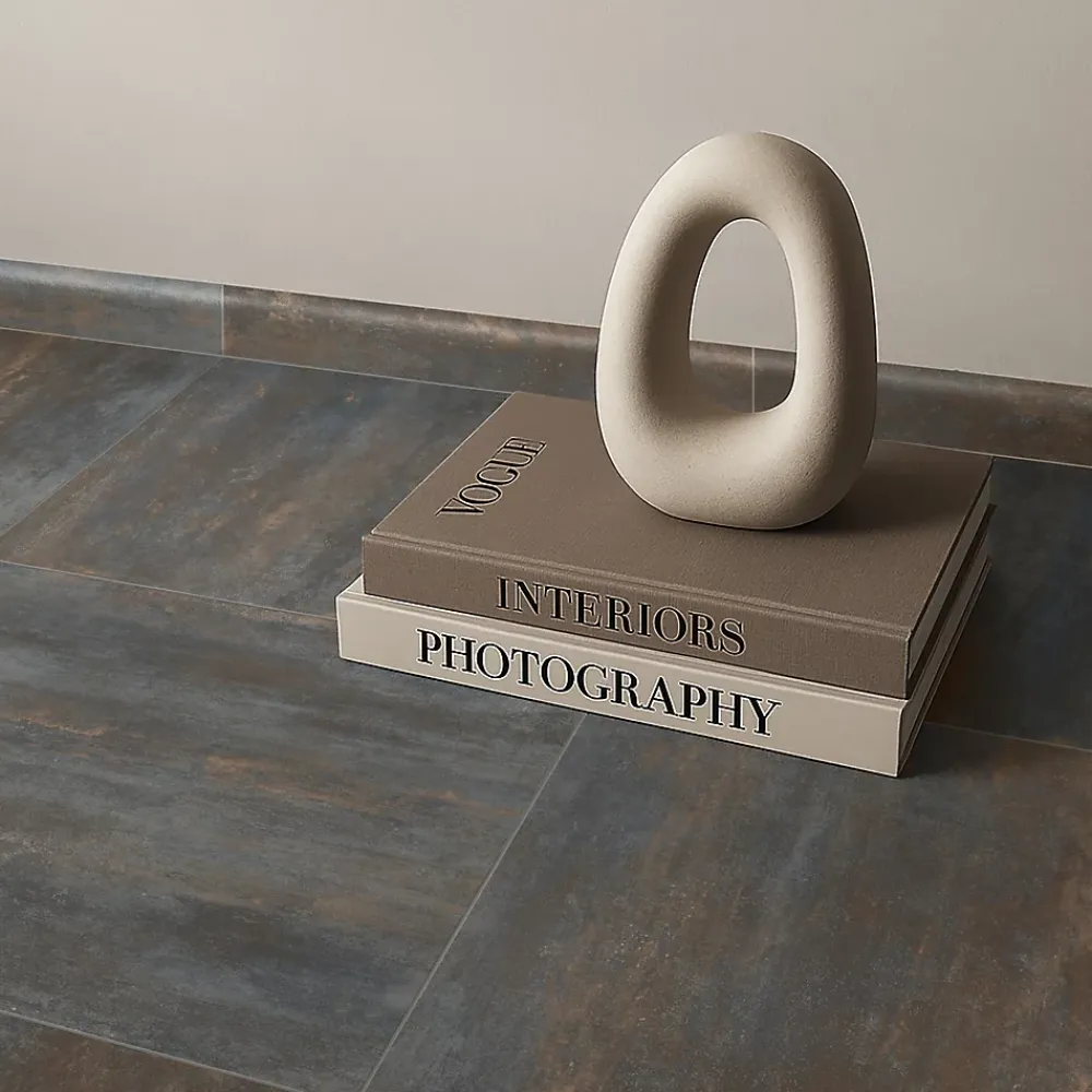 Gresmalt Carrelage sol et mur intérieur en grès cérame effet béton noir mat L.60 x l.60 cm x ép.7,4 mm, Upper- Carrelage Mural Pour Wc|Carrelage Mural Pour Cuisine