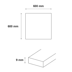 GoodHome Carrelage sol et mur intérieur en grés cérame émaillé effet marbre blanc poli L.60 x l.60 cm x ép.9 mm, Ultimate Marble- Carrelage Mural Effet Marbre|Carrelage Sol Effet Marbre