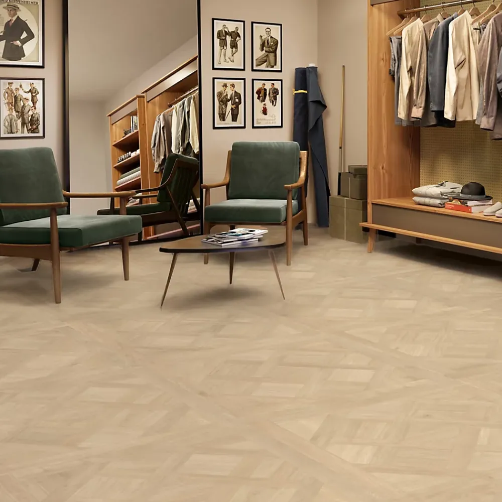 Carrelage Mural Effet Bois|Carrelage Sol Effet Bois<Carrelage sol et mur intérieur effet bois L.90 x l.90 cm x ép.9 mm, Versailles