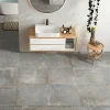 Carrelage Mural Pour Wc|Carrelage Mural Pour Salle De Bains<Carrelage sol et mur intérieur gris effet pierre L.60 x l.60 cm x ép.9 mm, Volcano