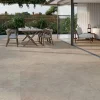 Cristacer Carrelage sol et mur intérieur / extérieur effet pierre Arbia Sand l.60 X L.60 cm rectifié 1er choix- Carrelage Sol Effet Pierre