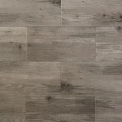 Carrelage sol et mur intérieur effet bois brut gris L.60 x l.30 cm x ép.8,7 mm, Norwegio- Carrelage Mural Effet Bois|Carrelage Mural Pour Cuisine