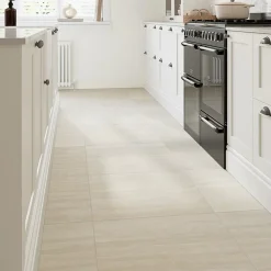 GoodHome Carrelage Sol Pour Salle De Bains|Carrelage Mural Pour Salle De Bains<Carrelage sol et mur intérieur beige effet pierre L.59,5 x l.59,5 cm x ép.9,5 mm, Kyat