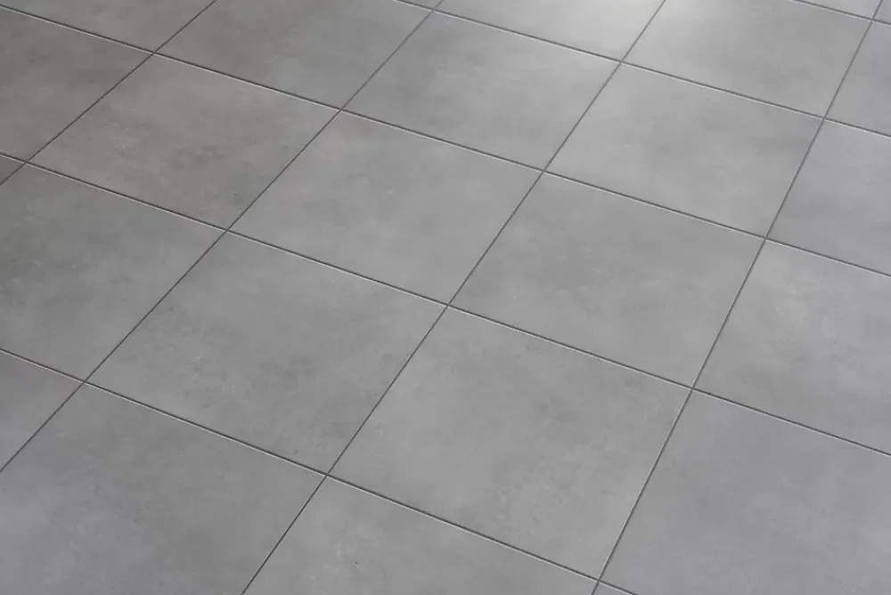 GoodHome Carrelage Mural Effet Béton|Carrelage Mural Pour Douche<Carrelage sol et mur intérieur gris mat effet béton L.42.6 x l.42.6 cm x ép.7,4 mm, Konkrete