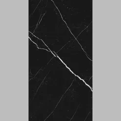Carrelage sol et mur intérieur en grès cérame effet marbre noir poli L.120 x l.60 cm x ép.9 mm, Fiordo Tresor- Carrelage Mural Pour Pièce À Vivre|Carrelage Mural Effet Marbre