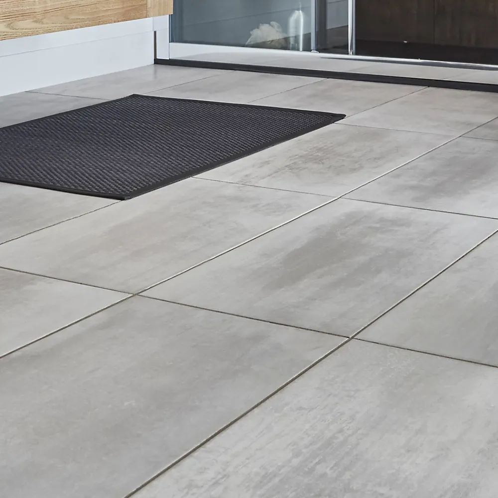 Carrelage sol et mur intérieur grès cérame brun effet pierre L.60 x l.30 cm x ép.9,5 mm, Dourtio- Carrelage Mural Effet Pierre|Carrelage Sol Effet Pierre