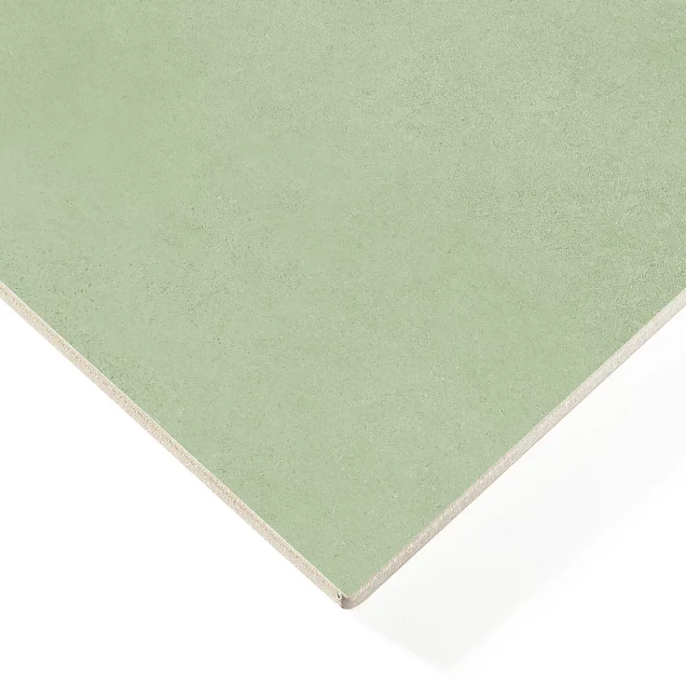 Carrelage sol et mur intérieur uni vert menthe L.20 x l.20 cm x 7,4 mm, Glamour Mint- Carrelage Mural Pour Douche|Carrelage Mural Pour Cuisine
