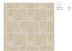 Carrelage Mural Pour Wc|Carrelage Mural Pour Salle De Bains<Carrelage sol et mur intérieur effet pierre ivoire mat L.50 x l.50 cm x ép.9 mm, Sunstone