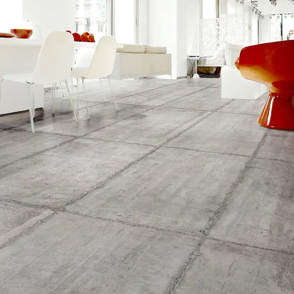 Carrelage Mural Effet Béton|Carrelage Sol Effet Béton<Carrelage sol et mur intérieur effet béton gris industriel L.120 x l.60 cm x ép.9 mm, Industrie