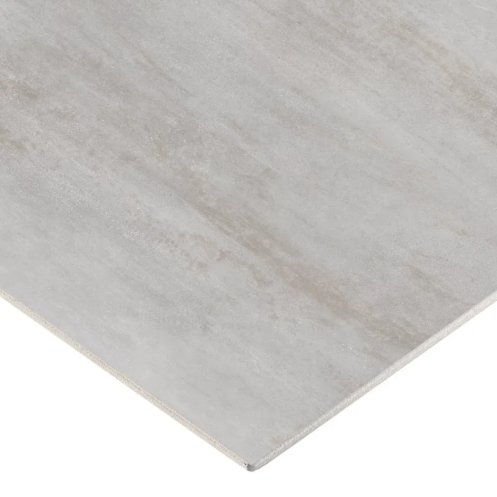 Gresmalt Carrelage sol et mur intérieur en grès cérame émaillé effet béton gris mat L.60 x l.60 cm ép.7,4 mm, Upper- Carrelage Mural Effet Béton|Carrelage Sol Effet Béton