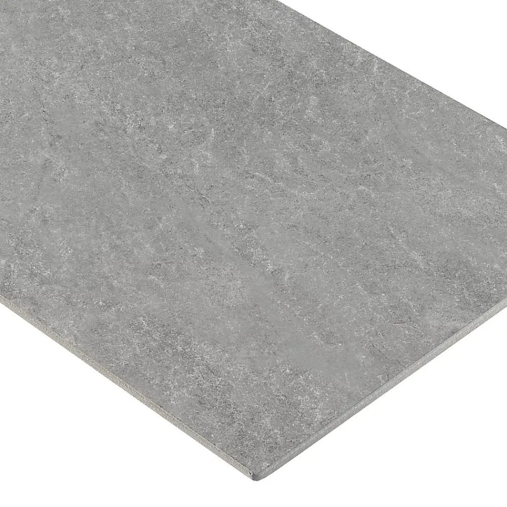 Carrelage Mural Pour Douche|Carrelage Mural Pour Wc<Carrelage sol et mur intérieur gris clair effet pierre L.60,4 x l.30 cm x ép.7,4 mm, Mitha