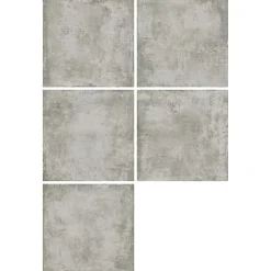 Carrelage sol et mur intérieur en grès cérame émaillé effet béton gris L.60 x l.60 cm x ép.8 mm Malt- Carrelage Mural Effet Béton|Carrelage Sol Effet Béton