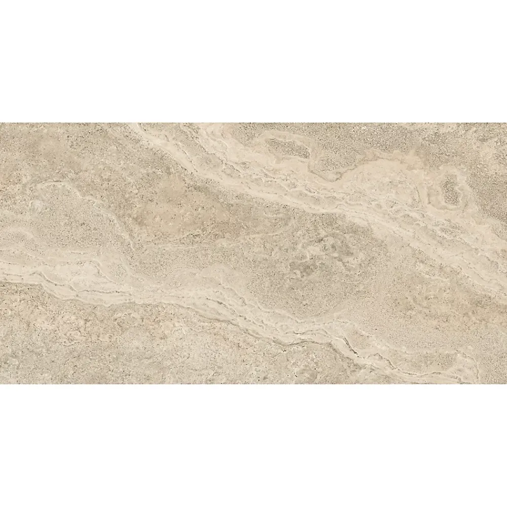 Carrelage Mural Effet Pierre|Carrelage Mural Pour Douche<Carrelage sol et mur intérieur effet pierre beige L.120 x l.60 cm x ép.9 mm, Siena
