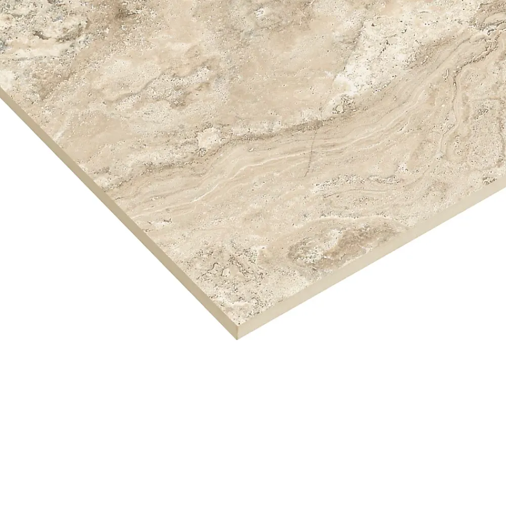 Carrelage Mural Effet Pierre|Carrelage Mural Pour Douche<Carrelage sol et mur intérieur effet pierre beige L.120 x l.60 cm x ép.9 mm, Siena