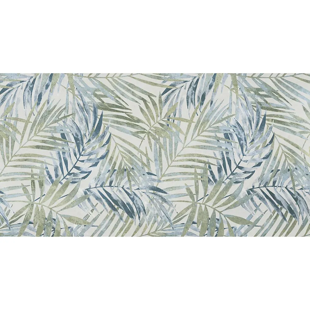 Gresmalt Carrelage sol et mur intérieur grès cérame émaillé décor feuilles d'olivier L.60 x l.30 cm x ép.7.4 mm, Olivio- Carrelage Mural Pour Cuisine|Carrelage Mural Pour Pièce À Vivre