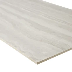 GoodHome Carrelage sol et mur intérieur gris effet pierre L.59,5 x l.120 cm x ép.10 mm, Kyat- Carrelage Mural Effet Pierre|Carrelage Sol Effet Pierre