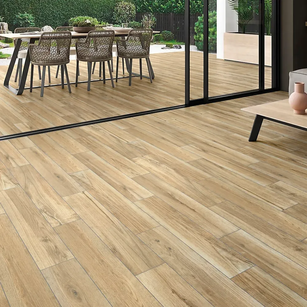 Carrelage Mural Pour Douche|Carrelage Mural Pour Salle De Bains<Carrelage sol et mur intérieur effet bois brut mat L.90 x l.15 cm, Woodland
