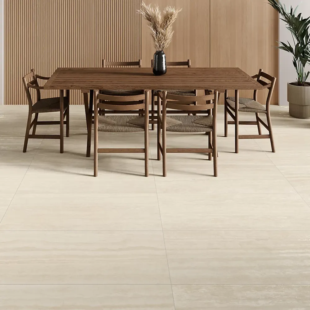 GoodHome Carrelage Mural Pour Wc|Carrelage Mural Effet Pierre<Carrelage sol et mur intérieur effet pierre beige L.120 x l.59,5 cm x ép.10 mm, Kyat