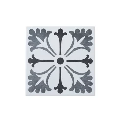 GoodHome Carrelage Mural Pour Douche|Carrelage Mural Pour Wc<Carrelage sol et mur intérieur effet carreau de ciment tons gris L.20 x l.20 cm x ép.8,2 mm, Konkrete