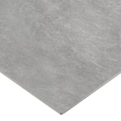 Carrelage sol et mur intérieur gris clair effet pierre L.60,4 x l.60,4 cm x ép.7,4 mm, Mitha- Carrelage Mural Effet Béton|Carrelage Mural Pour Douche