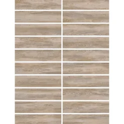 Carrelage Mural Pour Wc|Carrelage Mural Pour Douche<Carrelage sol et mur intérieur effet bois brut mat L.60 x l.15 cm x ép.8,5 mm, Kyra Betulla
