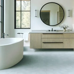 Carrelage Mural Pour Wc|Carrelage Sol Pour Wc<Carrelage sol et mur intérieur bleu océan L.20 x l.20 cm x ép.7,4 mm, Glamour Océan