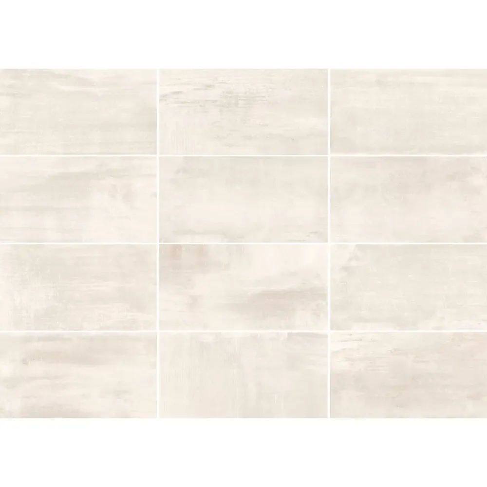 Carrelage sol et mur intérieur grès cérame blanc effet pierre l.30 x L.60 cm, Dourtio- Carrelage Mural Effet Pierre|Carrelage Mural Pour Douche