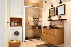 Carrelage sol et mur intérieur grès cérame blanc effet pierre l.30 x L.60 cm, Dourtio- Carrelage Mural Effet Pierre|Carrelage Mural Pour Douche