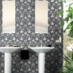 Carrelage sol et mur multicolore Floral 60 x 120 cm- Carrelage Sol Avec Motif|Carrelage Mural Avec Motif