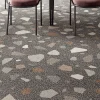 Carrelage Mural Pour Cuisine|Carrelage Mural Effet Terrazzo<Carrelage sol et mur noir mat Venise 90 x 90 cm