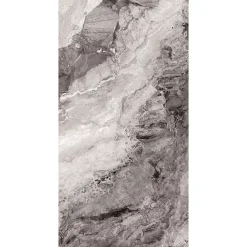 Carrelage Mural Pour Pièce À Vivre|Carrelage Mural Effet Marbre<Carrelage sol et mur noir brillant Mineral 60 x 120 cm