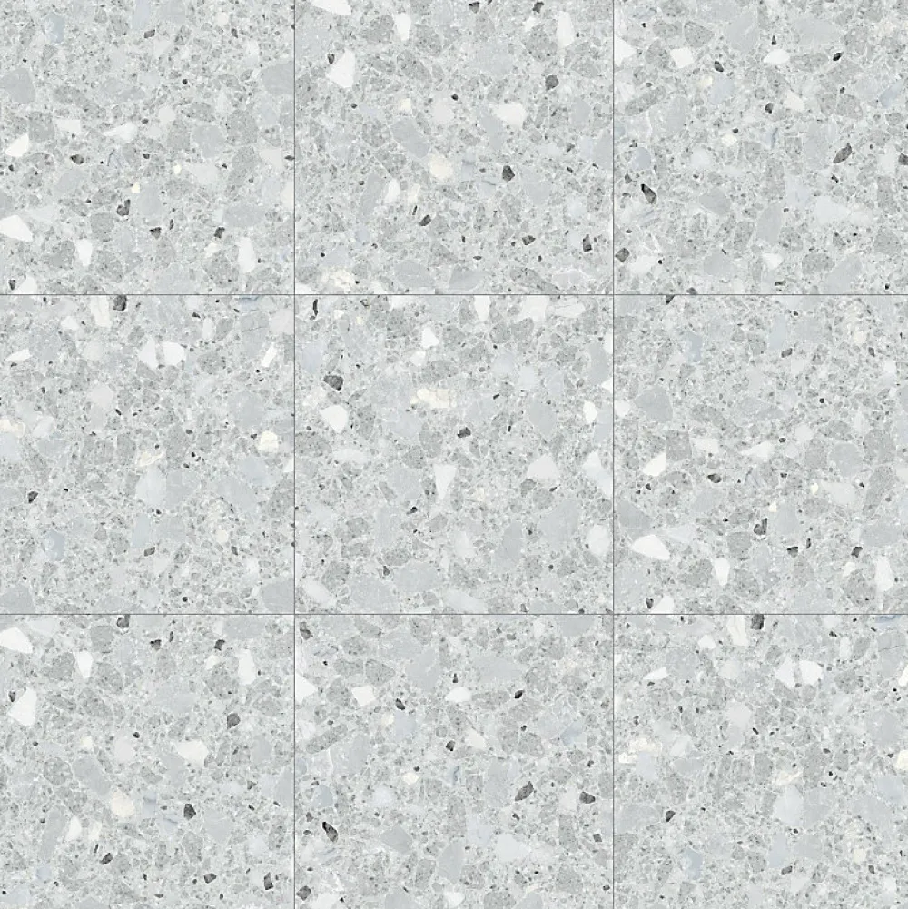 Aelle Carrelage Carrelage Extérieur Et Terrasse<Carrelage sol extérieur antidérapant effet terrazzo 80x80 cm MONACO R GRIS ANTIDESLIZANTE