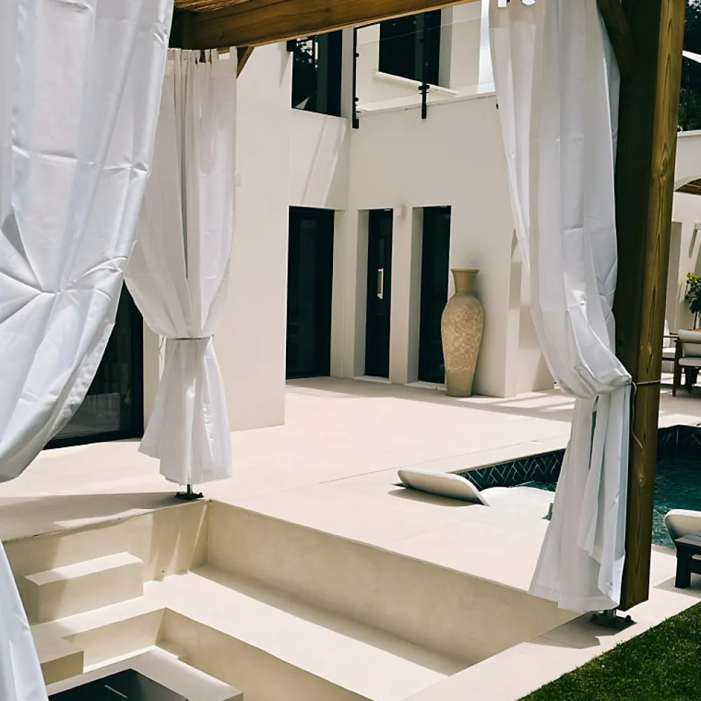 Aelle Carrelage Carrelage Extérieur Et Terrasse<Carrelage sol extérieur antidérapant effet béton ciré naturel 120x120 cm Boost natural Kaolin