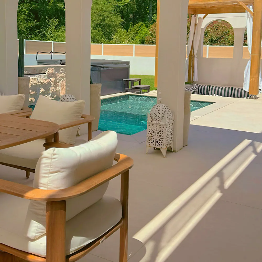 Aelle Carrelage Carrelage Extérieur Et Terrasse<Carrelage sol extérieur antidérapant effet béton ciré naturel 120x120 cm Boost natural Kaolin