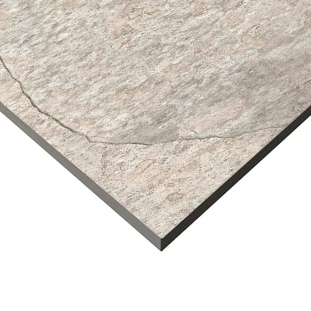 Carrelage sol extérieur effet pierre beige L.60 x l.30 cm x ép.9 mm, Denali- Carrelage Extérieur Et Terrasse