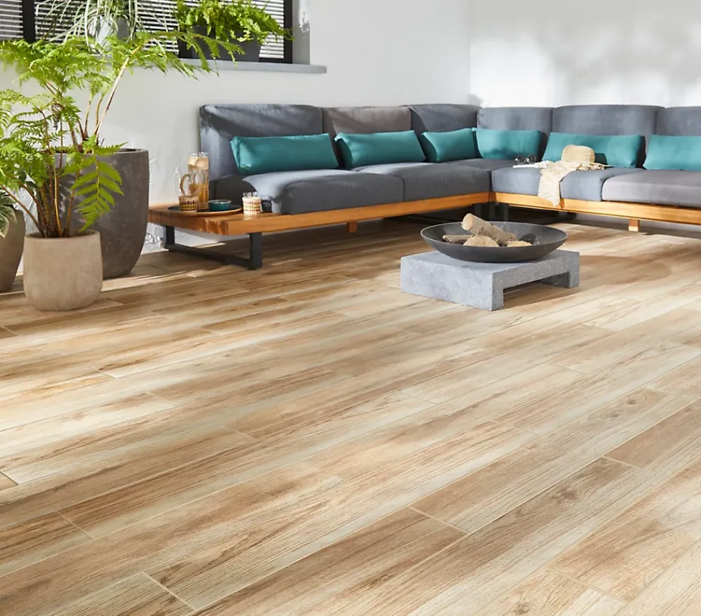 Carrelage Extérieur Et Terrasse<Carrelage sol extérieur effet bois brut L.90 x l.15 cm x ép.9 mm, Woodland
