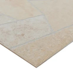 Carrelage sol extérieur effet pierre tons beiges L.42,04 x l.42,04 cm x ép.7,4 mm, Piazza- Carrelage Extérieur Et Terrasse