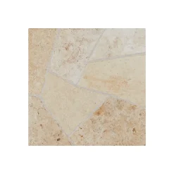 Carrelage sol extérieur effet pierre tons beiges L.42,04 x l.42,04 cm x ép.7,4 mm, Piazza- Carrelage Extérieur Et Terrasse