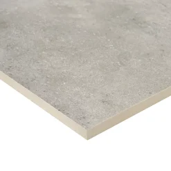 Carrelage sol extérieur effet béton gris L.60 x l.60 cm x ép.20 mm, Rohe- Carrelage Extérieur Et Terrasse