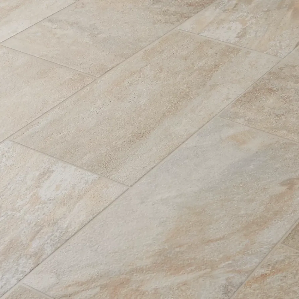GoodHome Carrelage Extérieur Et Terrasse<Carrelage sol extérieur effet pierre beige L.60 x l.30 cm x ép.8,7 mm, Volfy
