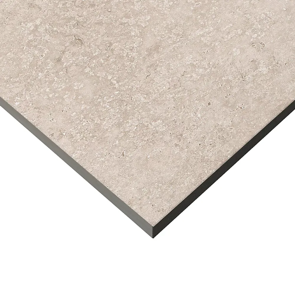 Carrelage sol extérieur effet pierre beige L.60 x l.40 cm x ép.9 mm, Crosscut- Carrelage Extérieur Et Terrasse