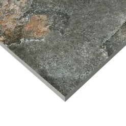 Carrelage sol extérieur effet pierre oxydée L.60 x l.60 cm x ép.9 mm, Denali- Carrelage Extérieur Et Terrasse