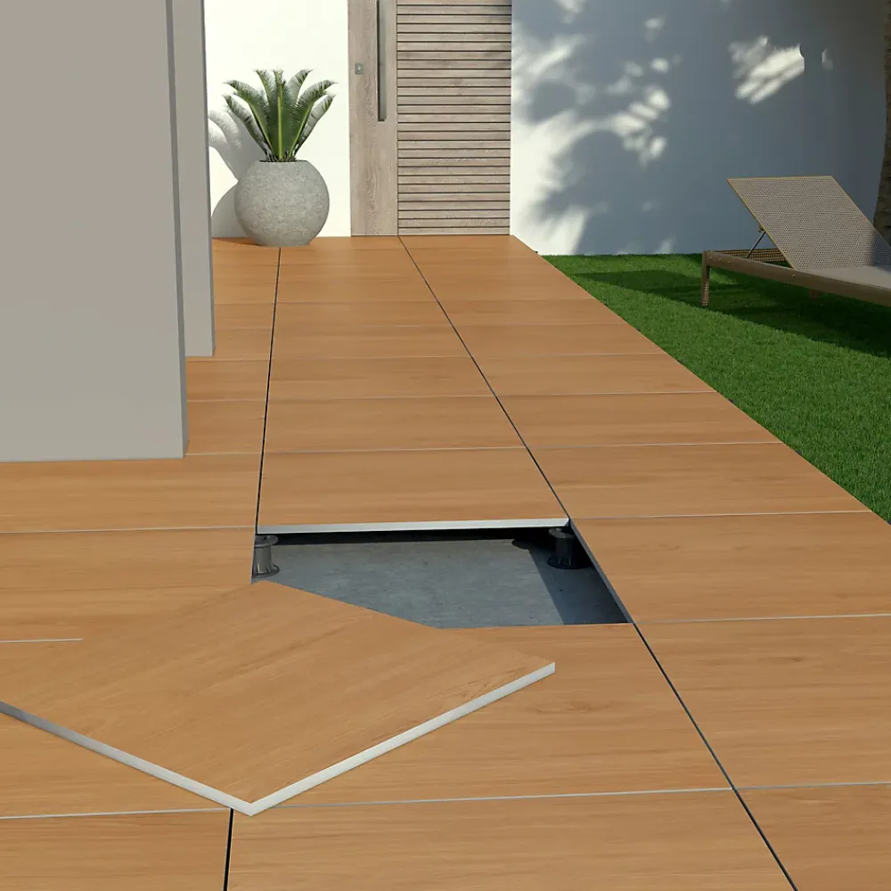 Ecoceramic Carrelage Extérieur Et Terrasse<Carrelage sol extérieur en grès cérame émaillé effet bois naturel l.60 x L.60 x ép.2 cm Parkwood