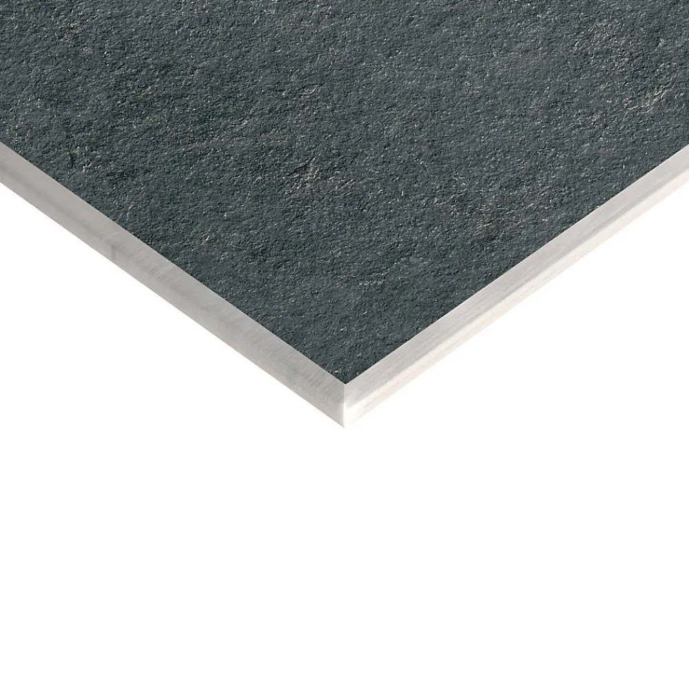 Ecoceramic Carrelage Extérieur Et Terrasse<Carrelage sol extérieur en grès cérame émaillé effet pierre anthracite l.60 x L.60 x ép.2 cm Pietra