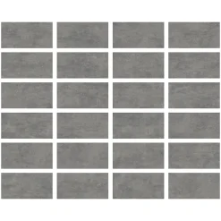 Ecoceramic Carrelage sol extérieur en grès cérame émaillé effet béton gris anthracite l.30 x L.60 x ép.0.9 cm Bauha- Carrelage Extérieur Et Terrasse
